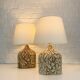 Pair of large Soholm ceramic lamps by Haico Nitzsche, Denmark