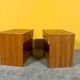 Pair of Danish mid-century teak bedside tables 1960s