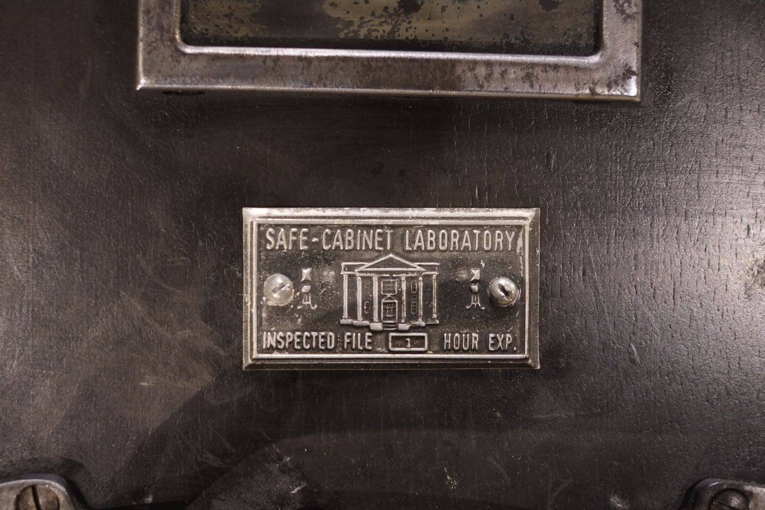 American filing cabinet safe from the White House, World War II.