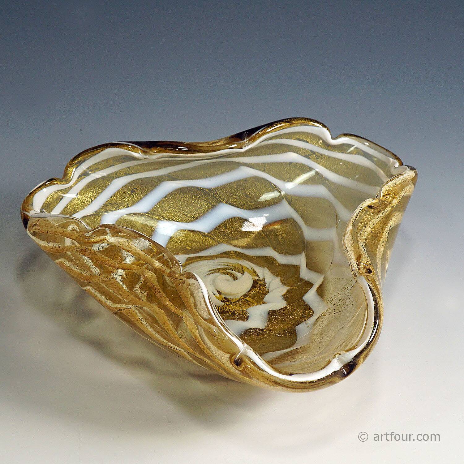 Ercole Barovier - Bol en verre Ferro Toso Barovier vers 1936