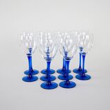 Set of wine glasses, Danish design, 1970s, manufactured in Denmark