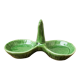 Green ceramic pepper shaker