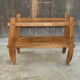Console Brutaliste en Orme 1970