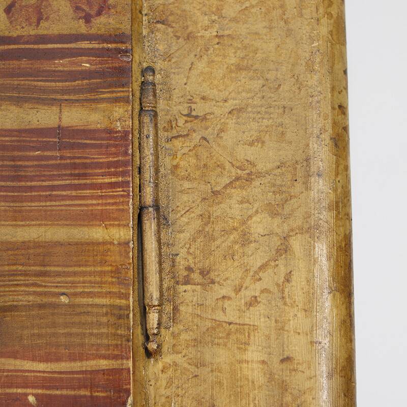 Painted Folk Art Bridal Cupboard