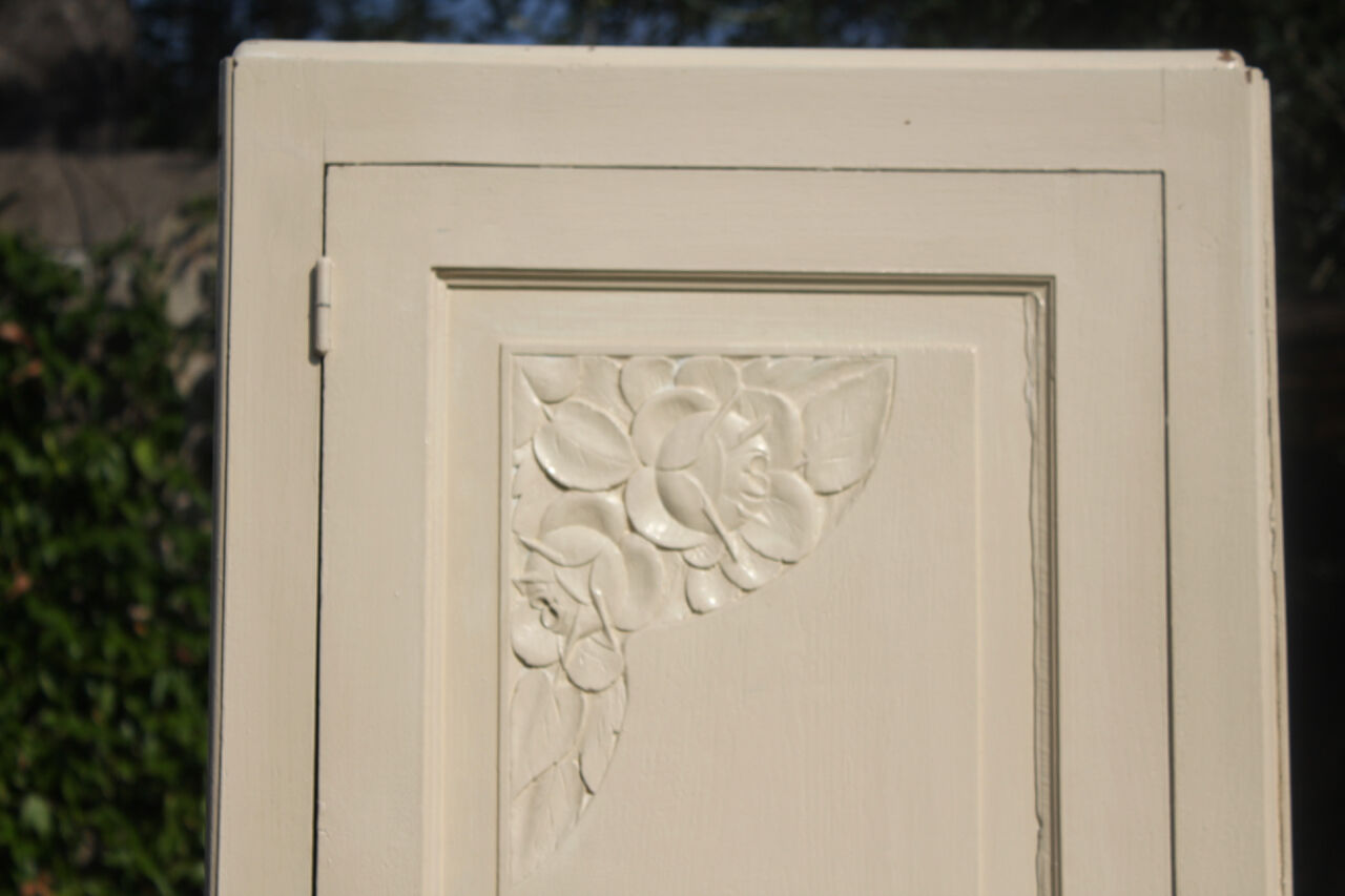 Art deco one door cupboard