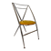 Yamakado chair, chrome and yellow skai