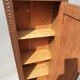 Nineteenth century clock library trapeze shape