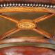 Victorian captain's chair in leather restored by Cornelius V Smith.