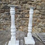 Wooden candle holder