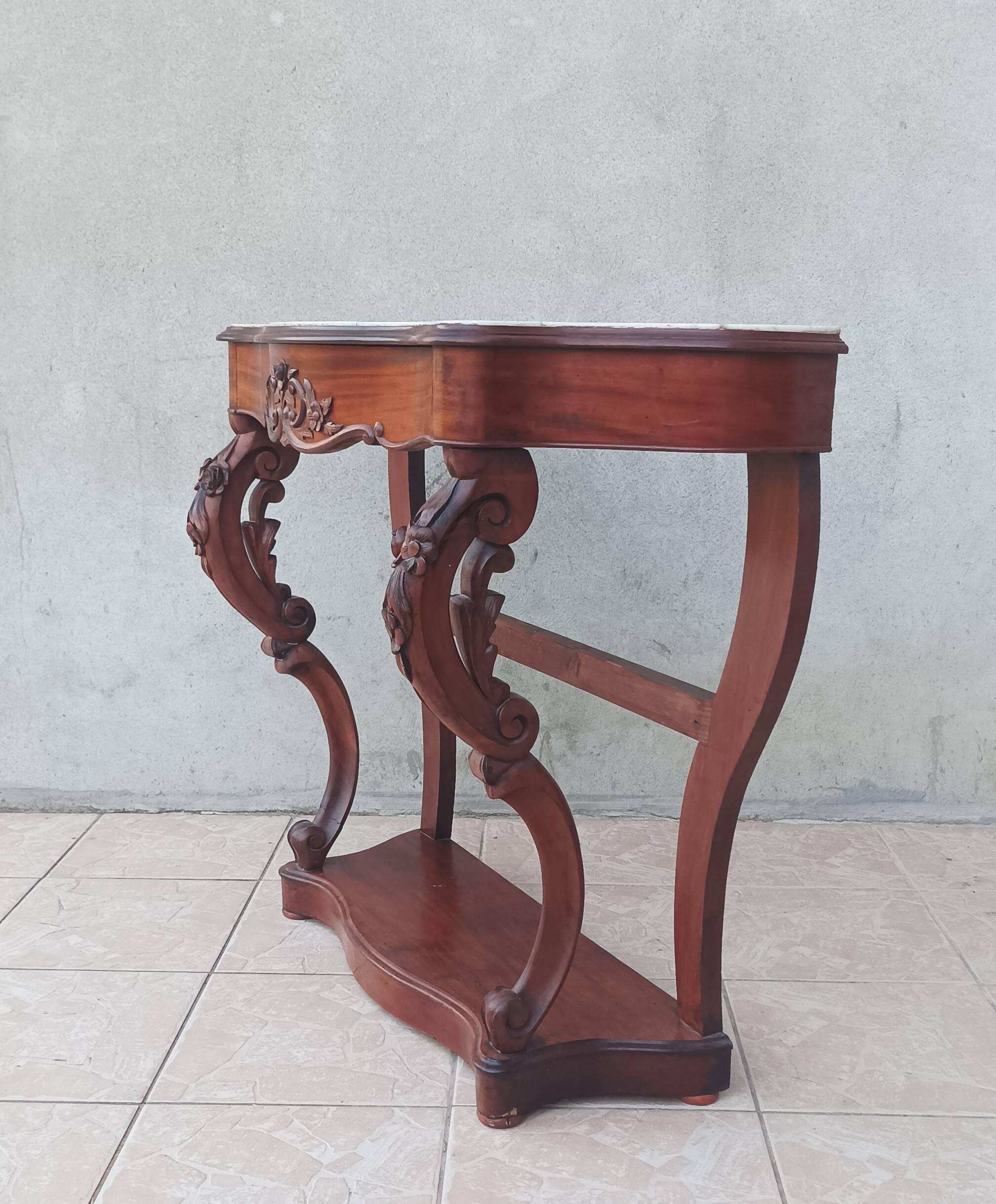 Napoleon III mahogany console