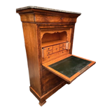 Writing desk of the nineteenth Louis-Philippe in mahogany with secret drawers