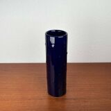 Cobalt blue ceramic vase from the Bangkok series by Melitta, mid-century, 1960s.