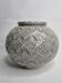 Art Deco ball vase in enamelled cast iron 1930