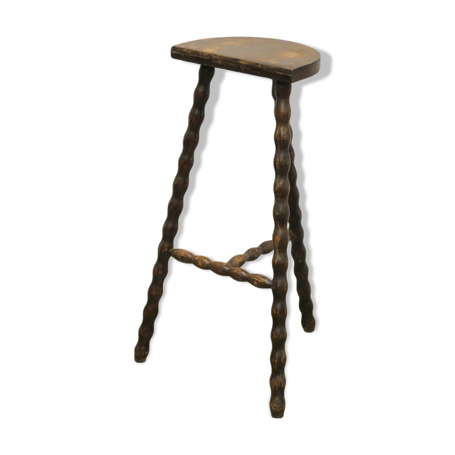 High tripod tabouret