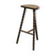 Tabouret haut tripode