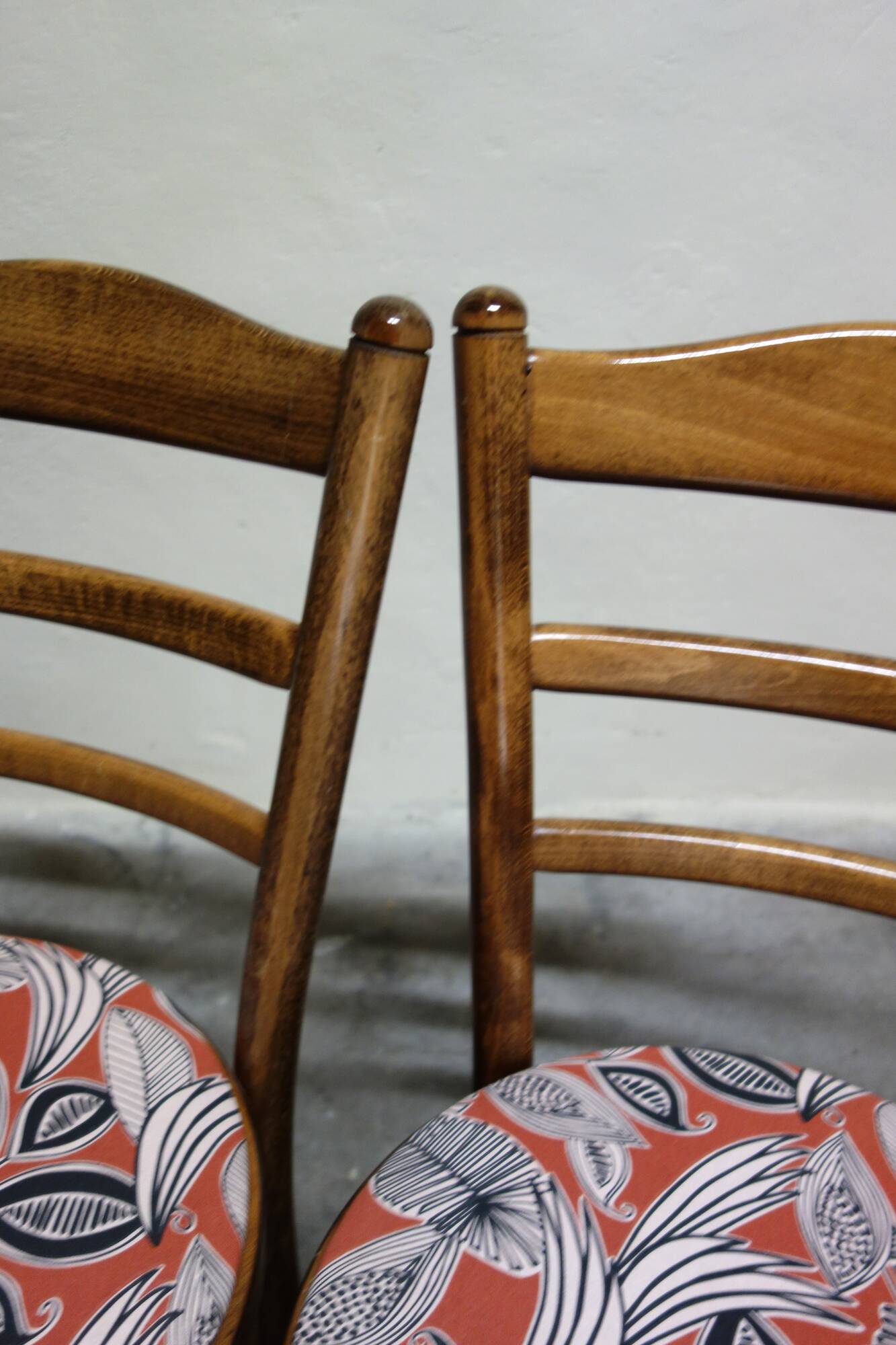 Pair of vintage Baumann bistro chairs