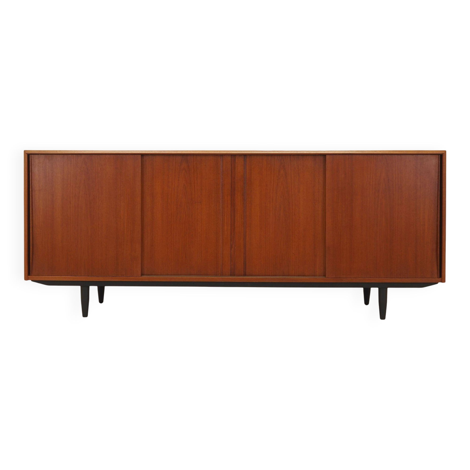 Danish teak sideboard 1960s with bar section and sliding doors