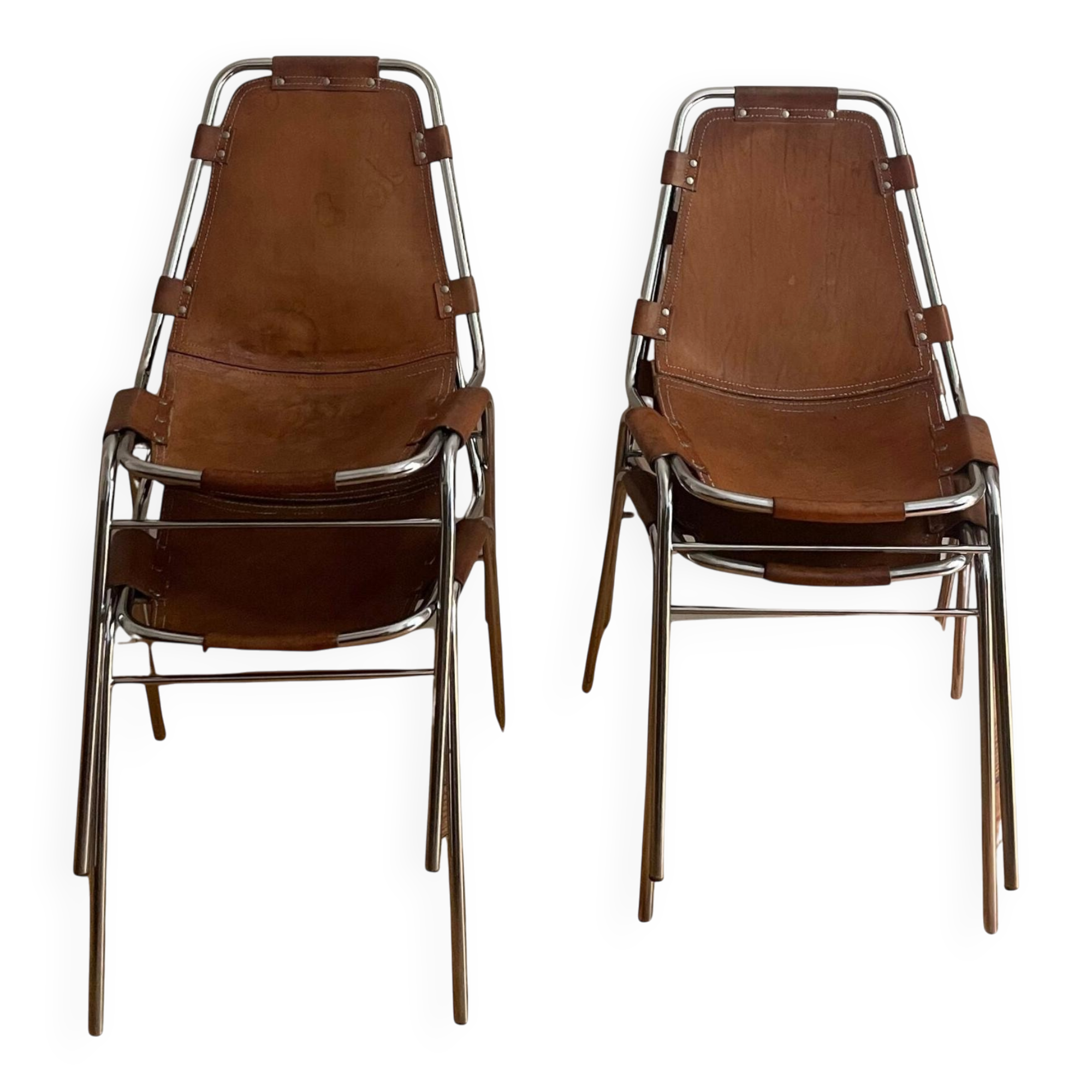 Les Arcs chairs by Charlotte Perriand