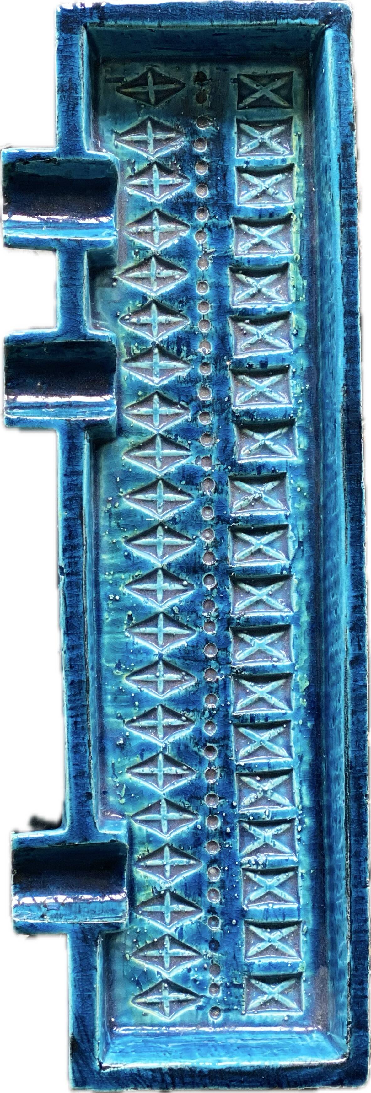 Aldo Londi For Bitossi - Rimini Blu Cigar Holder - Circa 1970