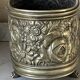 Old repoussé brass planter