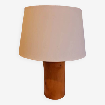 Lampe Habitat vintage pied en bois