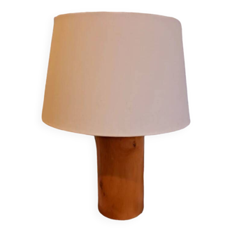 Lampe Habitat vintage pied en bois