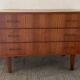 Commode scandinave en teck années 60-70