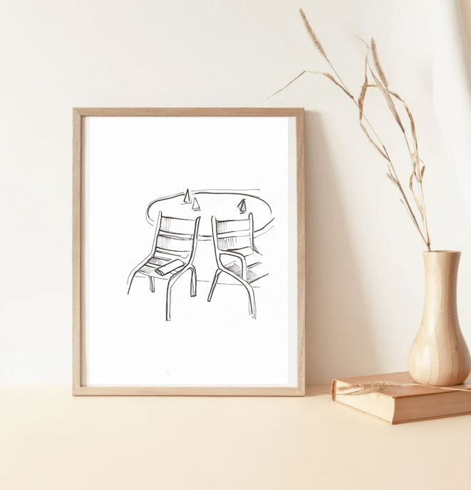 Illustration "Chat" - A4