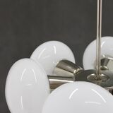 1970s Chrome Plated 7-Flamming Sputnik by Kamenicky Senov, Czechoslovakia
