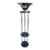 Art Deco floor lamp from the 1930s in wood and chrome.