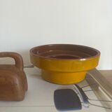 Vintage yellow seventies ceramic bowl