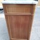 Small mahogany buffet on marble, Louis XVI style, 60s, in its juice!