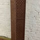 3-section rattan and wicker screen