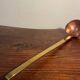 Copper and brass skimmer ladle from the 50s