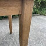 Rectangular table in raw wood