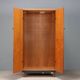 Vintage teak veneer wardrobe, designer, Italy, 1960s