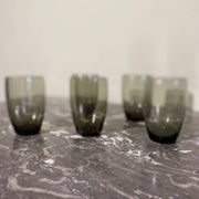 Vintage smoked glass