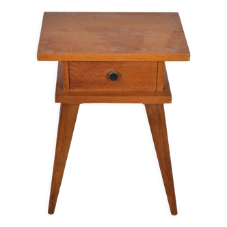 Table de chevet pieds compas