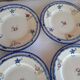 6 old small plates series Mary-Lou de Sarreguemines