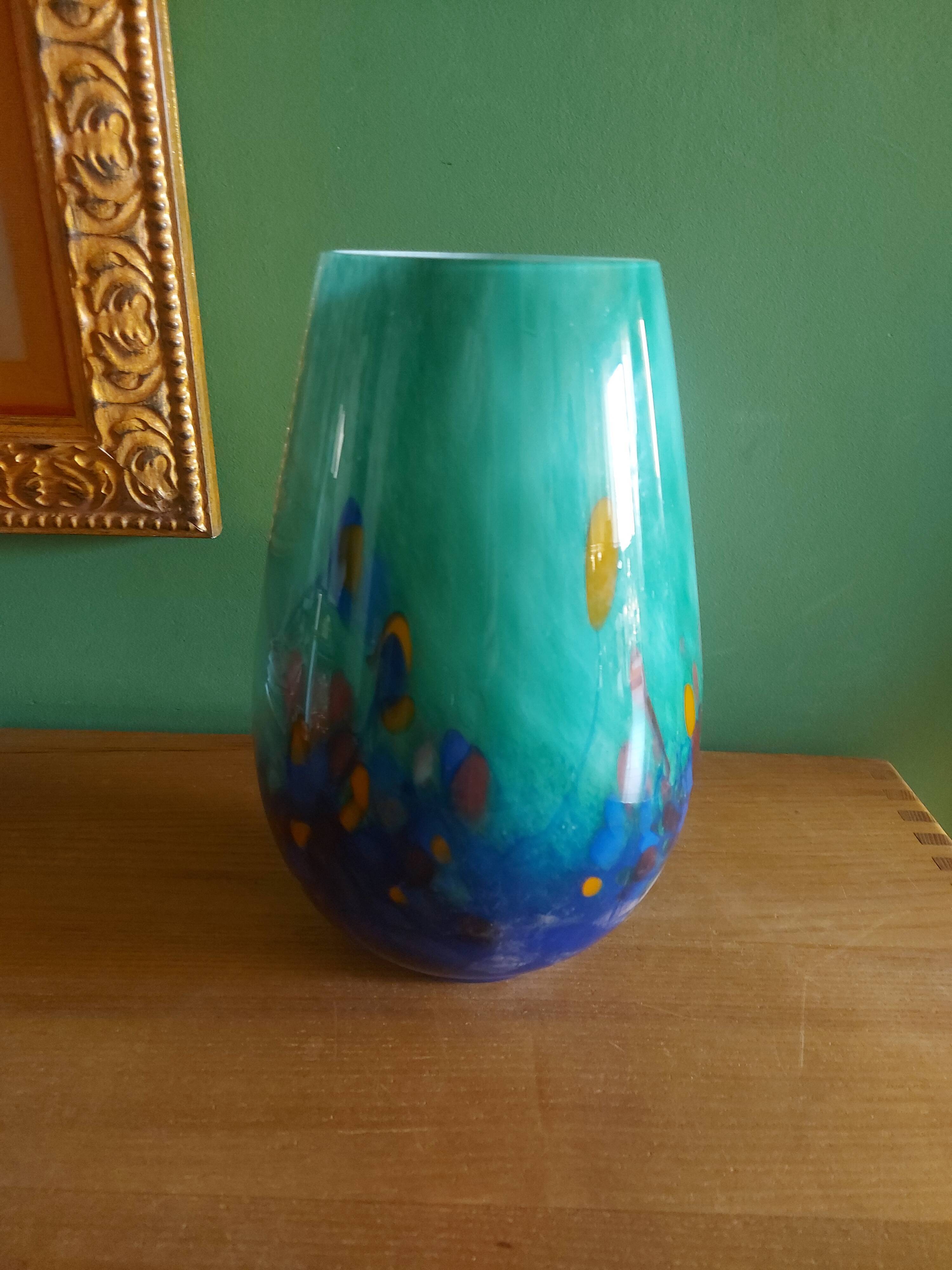 Blown glass lamp soisy, essonne