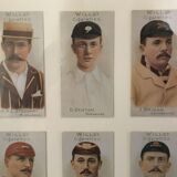 Table illustrations cricket players 30s