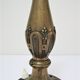 Lampe bronze patiné style néo classique vintage