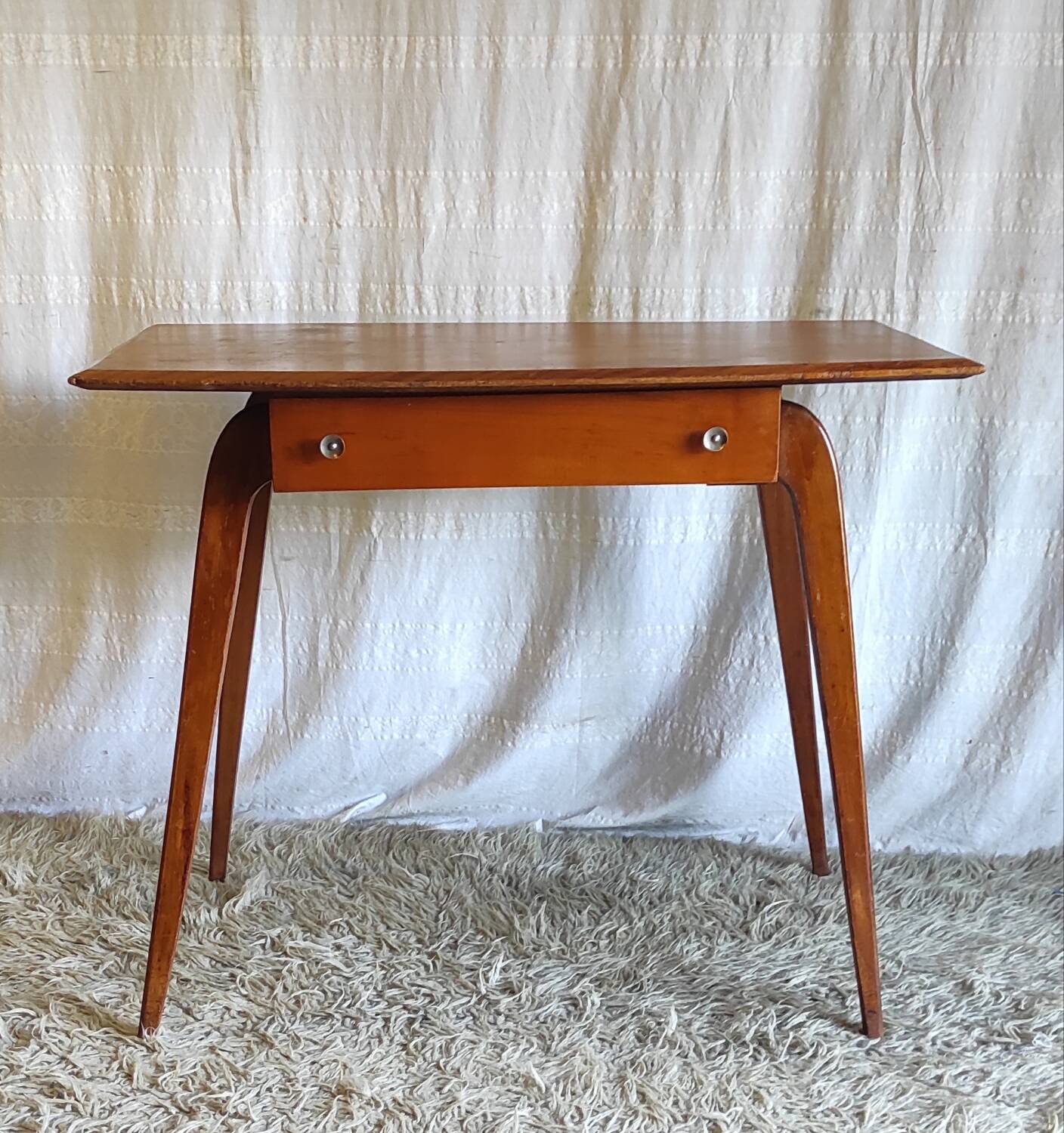 Designer wooden desk - 1950s