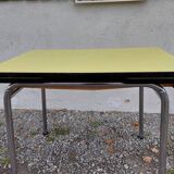 Yellow formica table