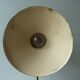 Lamp with ball black metal and brass of the 1950s
