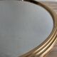 Vintage round gold mirror