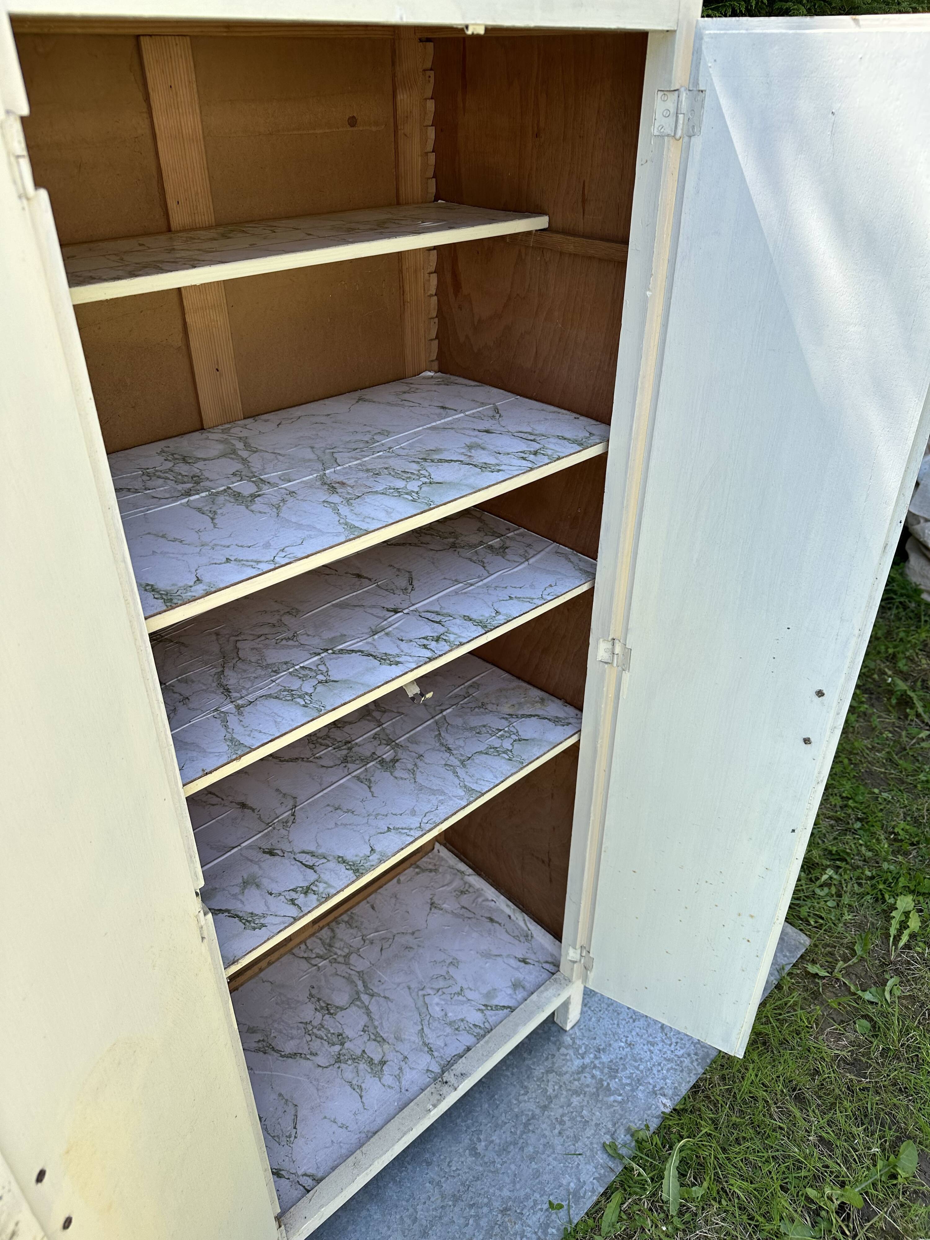 Parisian style wooden wardrobe