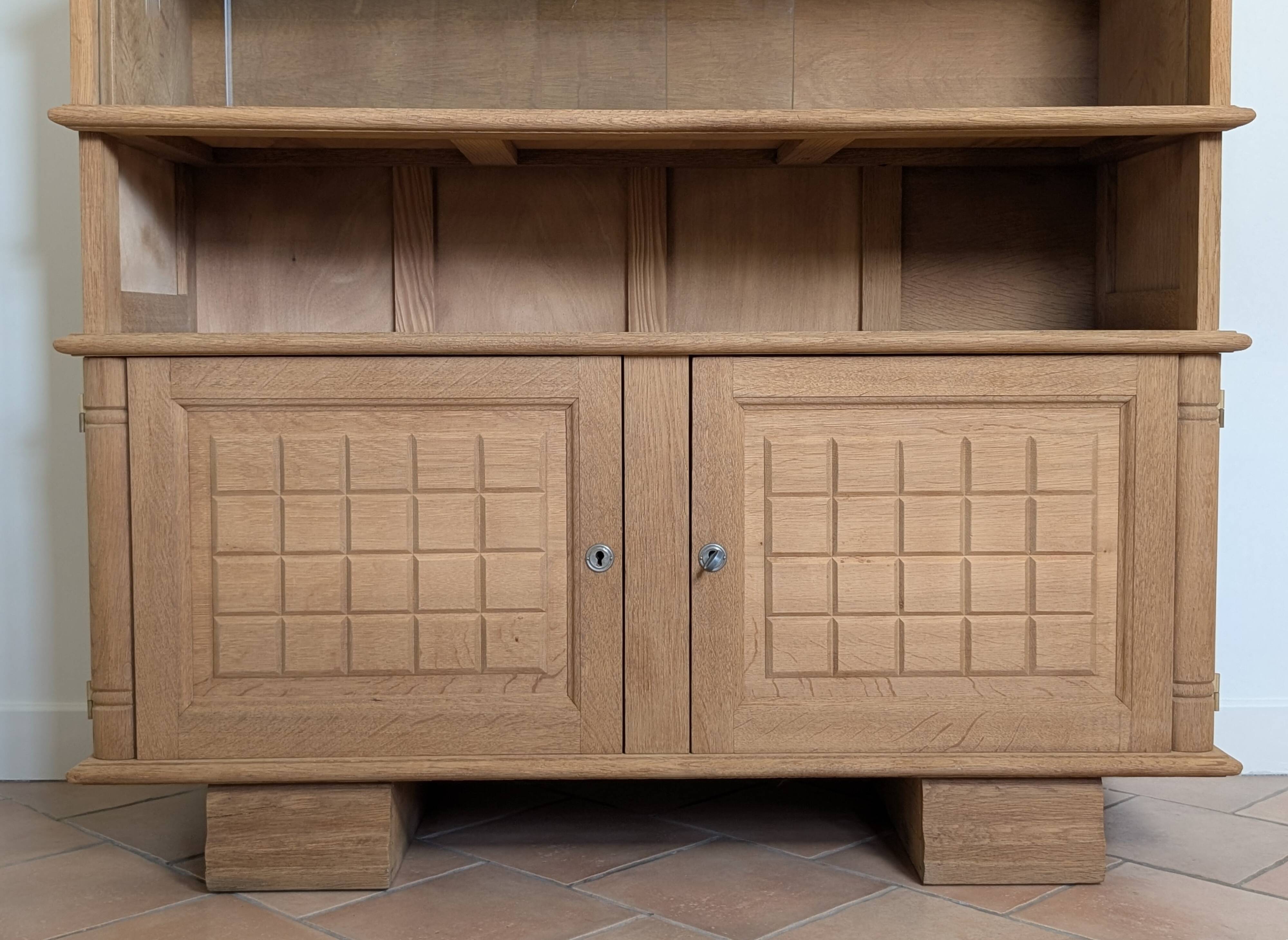 Raw oak sideboard