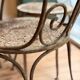 Garden furniture in wrought iron – 19th century, around 1880