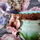 19th century French Art Nouveau planter in barbonite ceramic and m